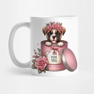 Valentine Boxer Dog For You Mug